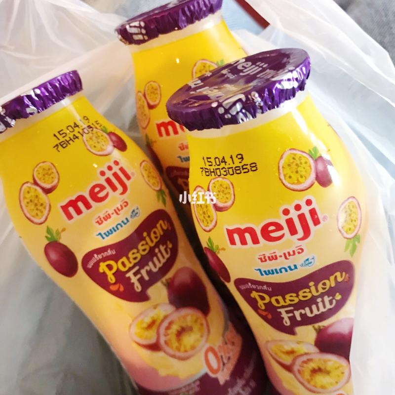 泰国便利店里的百香果味酸奶,好喝!_非酒精类饮料_美食